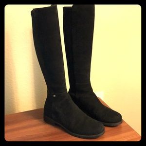 Stuart Weitzman boots in black suede- size 5